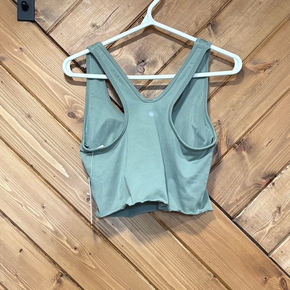 Green Racerback Tank Top Fitness Yogalicious Large - Picture 3 of 8